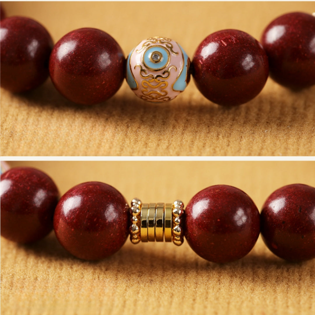 The Imperial Alchemist: Hand-Kneaded Scented Beads & Citrine Pi Xiu Bracelet