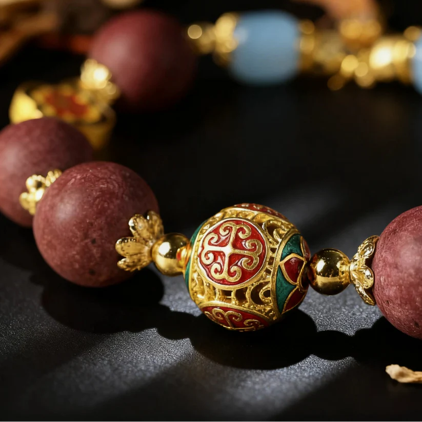 Blessings & Renewal – Natural Wearable Incense Bracelet (Non-Burning)