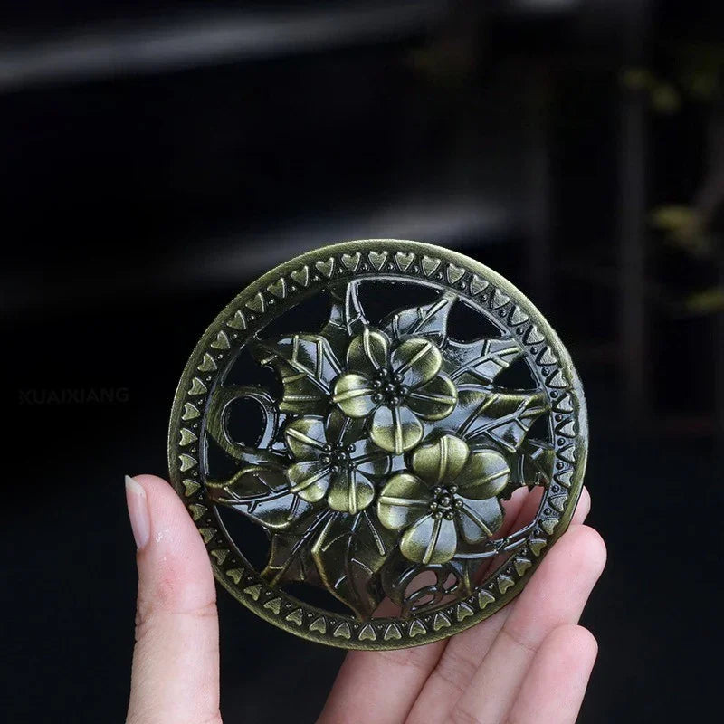 Premium Ice Crackle Glaze Celadon Censer for Coil Incense