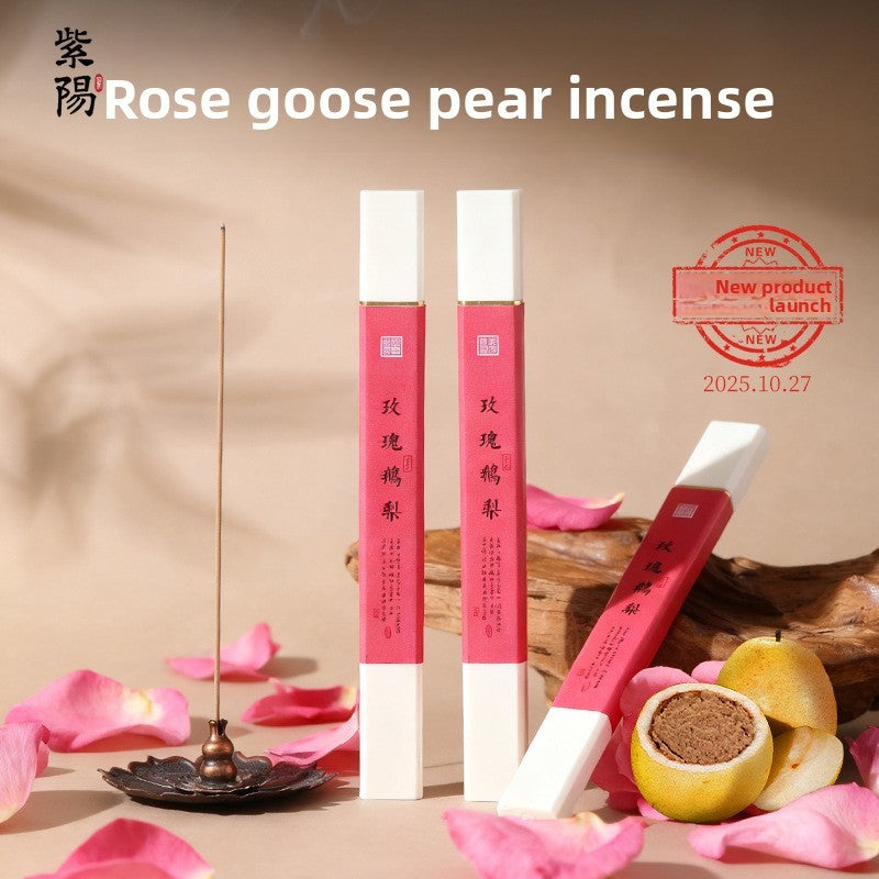 Fragrance rose pear tent incense home drinking tea meditation yoga aromatherapy
