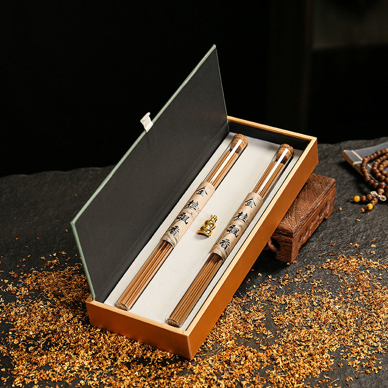 Natural incense household indoor Nha Trang agarwood sandalwood osmanthus office tea room aromatherapy high-end gift box