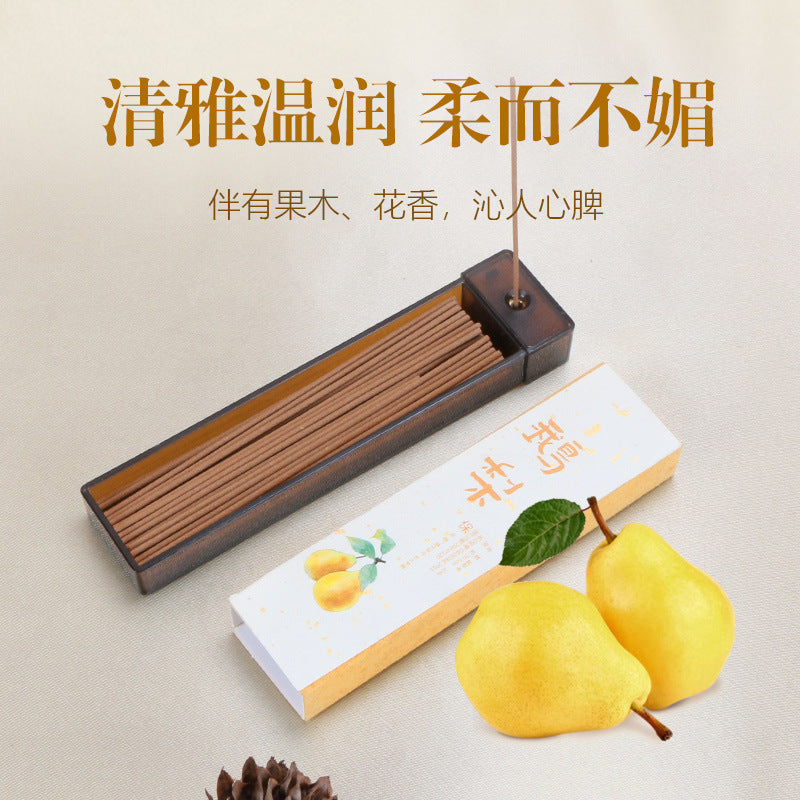 Pear tent incense incense agarwood sandalwood incense household indoor aromatherapy bedroom natural wormwood