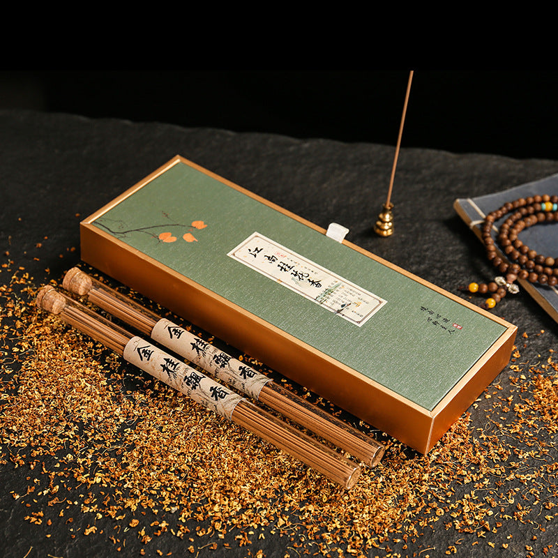 Natural incense household indoor Nha Trang agarwood sandalwood osmanthus office tea room aromatherapy high-end gift box