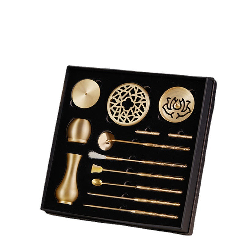 Incense Road Set · Seal Incense Burner & Tool Kit | Sandalwood & Agarwood Gift Box