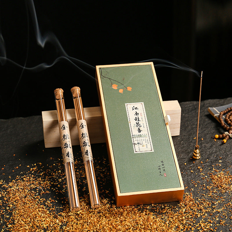 Natural incense household indoor Nha Trang agarwood sandalwood osmanthus office tea room aromatherapy high-end gift box