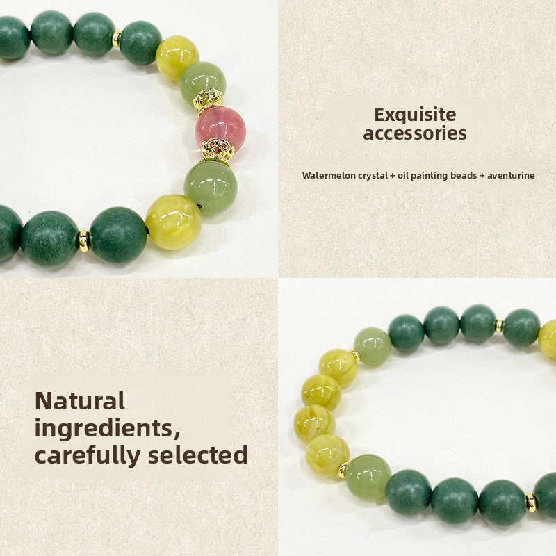 Natural traditional Chinese medicine Hexiang beads bracelet purifies the air and freshens the taste Wenwan fragrant beads
