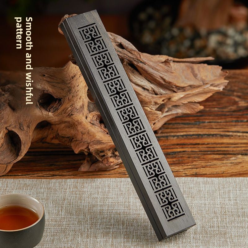 Ebony Incense Box & Lying Burner | Sandalwood & Agarwood Aromatherapy Set