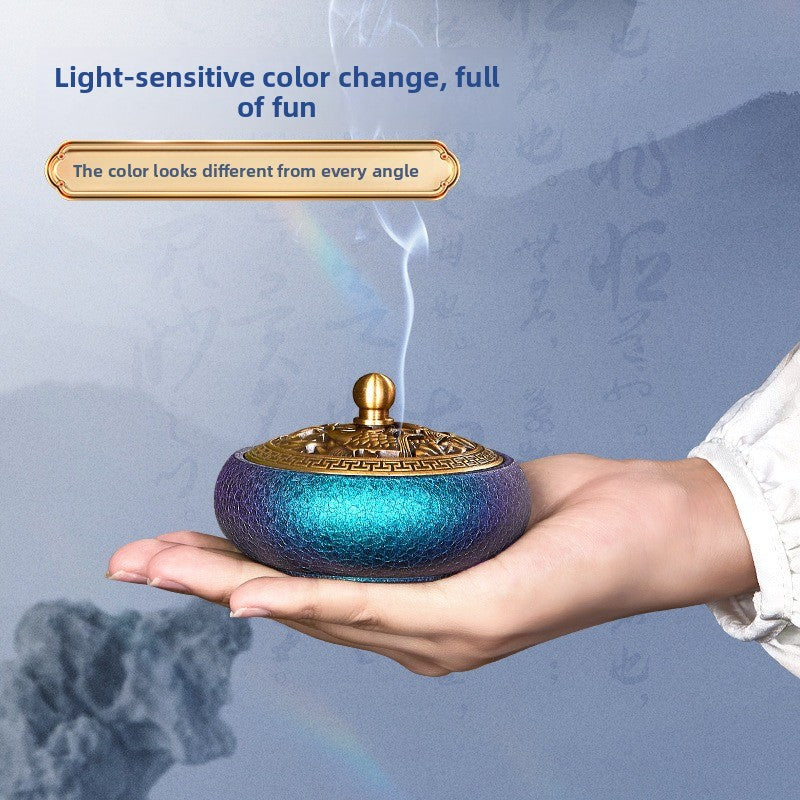 Copper Incense Burner Set for Agarwood & Sandalwood | Home Aromatherapy