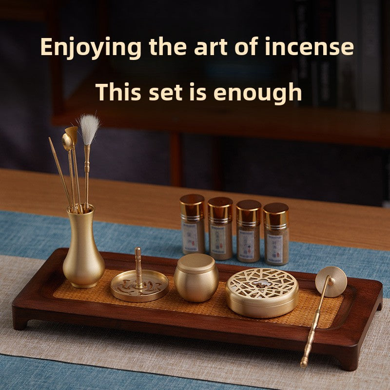 Incense Road Set · Seal Incense Burner & Tool Kit | Sandalwood & Agarwood Gift Box