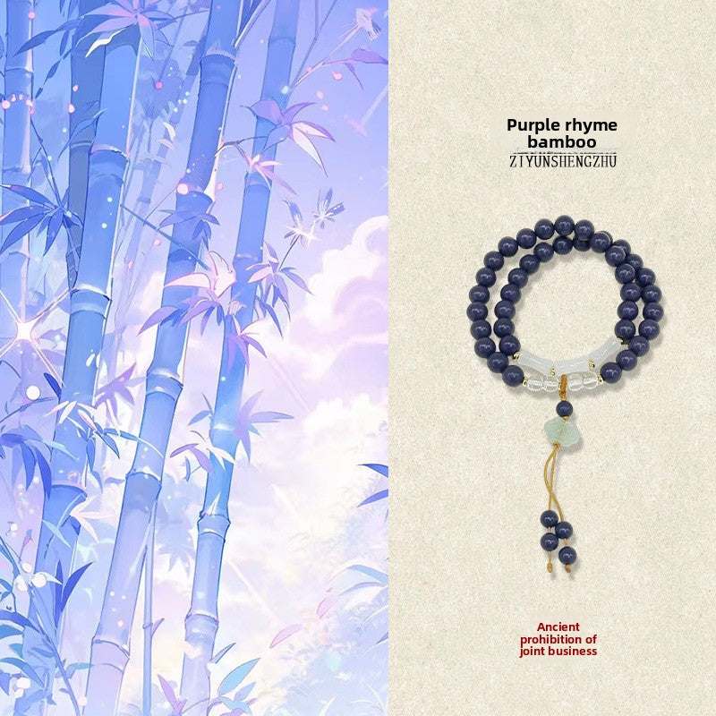 Ziqi Donglai Ancient Method Hexiang Bead Bracelet DIY Original Design Double Circle Traditional Chinese Medicine Bracelet